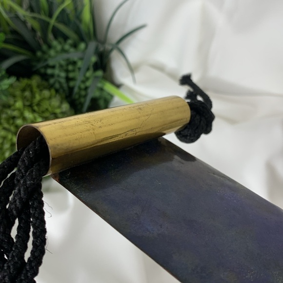 Enamel on metal hanging scroll wall art - Picture 12 of 14